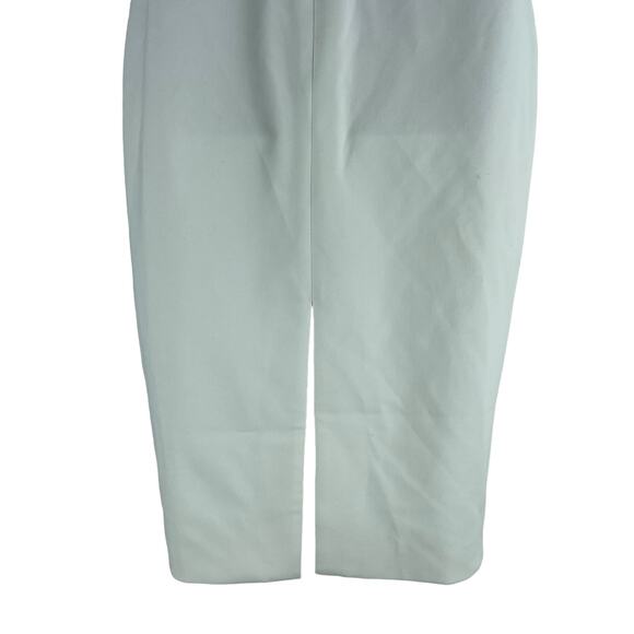 Likely Shayna Ruffle Overlay Cocktail Dress Knee Length White Size 10 - Picture 9 of 10